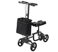 Patinete de rodilla ligero plegable de repuesto para cinturón de rodilla, scooter médico con doble sistema de frenado - ayuda a la movilidad durante la recuperación después de la cirugía, así como