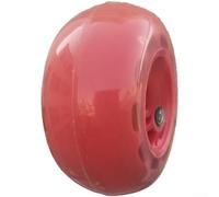Patinete de tres ruedas con ruedas silenciosas plegables de poliuretano, diseño de doble rodamiento para un paseo suave, capacidad de carga de 300 kg, para andadores y carritos, 100 x 48 mm (B)