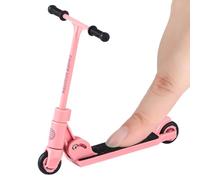 Patinete Dedo Metálico | Mini Scooter Juguete Para Dedos | Mini Monopatines Plegables Dos Ruedas Con Freno Para Niños | Juguete Antideslizante Para Patinetes Con Dedos Y Cabeza En T Para Niños Y Niñas