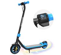 Patinete eléctrico EVERCROSS TECH E6 para niños, patinete eléctrico de 7 luces para niños de 6 a 12 años Pink-150w-24v-6.5"