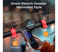 Patinete Eléctrico HX X6 con Mochila para Adultos, 350W, Plegable en 3 Partes, Patineta Eléctrica, Scooter Eléctrico 36V7.5AH, E-Scooter, 25km/h 350W 7.5AH with backpack