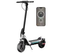 Patinete Eléctrico para Adultos con Plegable Todoterreno, Doble absorción de Impacto Delantera y Trasera, Freno de Disco EABS y V/H, Scooter eléctrico, Capacidad de Carga de 352 lbs (Silver)