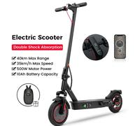 Scooter i9Max-patinete eléctrico de 10 pulgadas, Motor máximo de 500W, scooters de doble absorción i9Max