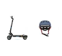 Patinete Eléctrico SmartGyro Dual MAX 2, 2 Motores de 48V, 1000W Pot. Máxima + Casco Inteligente SmartGyro Smart Helmet 2 Blue, Pack Ahorro