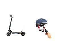 Patinete Eléctrico SmartGyro Dual MAX 2, 2 Motores de 48V, 1000W Pot. Máxima + SmartGyro Casco Smart Helmet Pro Negro Talla M, Pack Ahorro