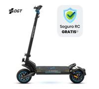 Patinete Eléctrico SmartGyro CrossOver Dual Max 2 LR Certificado/ Motor 1000W/ Ruedas 10'/ 25km/h/ Autonomía 70km/ Negro
