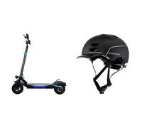 Patinete Eléctrico SmartGyro Speedway, 500W 48V,12.500 mAh + Casco Inteligente SmartGyro Smart Helmet 2 Blue, Pack Ahorro