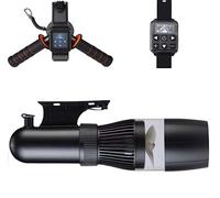 Patinete eléctrico subacuático de 500 W, scooter de buceo gratuito de 40 m, motor sin escobillas, batería extraíble de 60 minutos, scooter de agua para piscina (500 W, 4400 mAh)