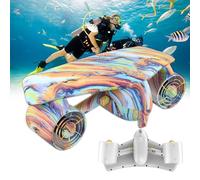 Patinete eléctrico subacuático, scooter marino con motores duales, ajuste de velocidad de hasta 1,8 m/S, soporte de cámara de acción para aventuras en piscina y mar