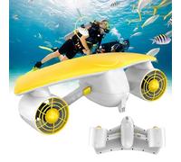 Patinete eléctrico subacuático, scooter marino con motores duales, ajuste de velocidad de hasta 1,8 m/S, soporte de cámara de acción para aventuras en piscina y mar