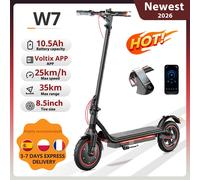 Patinete Eléctrico W7 8.5 Pulgadas 36V 10.5Ah Motor 650W Alcance 25-35km 4 Modos de Velocidad 35km/h Doble Amortiguación W7