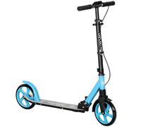 Patinete eléctrico Welltin plegable 4,2 kg ruedas 20 cm doble freno azul