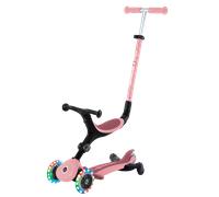 Patinete Evolutivo Globber GO·UP ACTIVE LUCES 360 Rosa Pastel