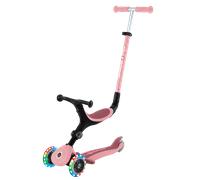 Patinete Evolutivo Globber GO·UP ACTIVE LUCES Rosa Pastel