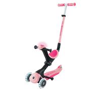 Patinete Evolutivo Globber GO·UP DELUXE LUCES Rosa Pastel