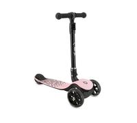 Patinete Infantil 3 Ruedas MoMi San 2 en 1, Manillar Ajustable (60/66/72 cm), Plegable, Ruedas LED con rodamientos ABEC-7, Freno de pie, Ligero (2,7 kg)