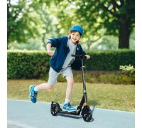 Patinete infantil AIYAPLAY con manillar ajustable, plegable y con altura regulable Negro