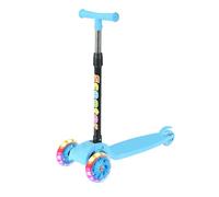 Patinete infantil | Scooter plegable Junior, Patinete de 3 ruedas con LED intermitentes para 2-8 años niños niñas principiantes al aire libre casa camping senderismo