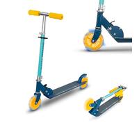 Patinete Niño con Luces LED OLSSON Rocket - Manillar Altura Regulable (70-87cm) con Giro 360º - Ruedas PU 120mm con Luces LED - Rodamientos ABEC 7 - Freno Trasero - Plegable
