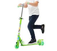 Patinete | Ruedas con Luces LED Y Plegable - Patinetes para Niños 3-10 - para Chicos Chicas Adolescentes De 3 A 10 Años Deportes Aire Libre Paseo Jardín Viaje Camping Parque Cumpleaños