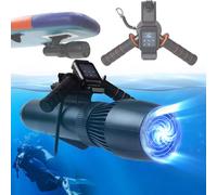 Patinete subacuático, scooter eléctrico de mar de 9 km/h con pantalla impermeable, 500 W para buceo libre, esnórquel, deportes acuáticos, piscina, buceo para niños y adultos
