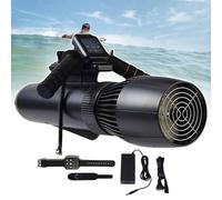 Patinete submarino eléctrico de buceo de 500 W, tiempo de funcionamiento de 130 minutos, velocidad ajustable de 3 a 7 km/h, elevador para tabla de remo y tabla de surf eléctrica