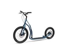 Patinete Yedoo Mezeq para adultos (hasta 150 kg), Patinete todoterreno (neumáticos de 20"/16") con soporte y manillar ajustable, cani-Trocon frenos de disco.