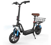 Patinetes Electricos Adultos iScooter i12 500W 12" 36V 7.5Ah Batería Máxima Alcance 35 Km Potente para Adultos