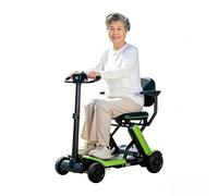 Patinetes Eléctricos para Personas Mayores,Patinete De Viaje,Cuadro De Aleación De Aluminio De Calidad Aeronáutica,Frenos Electromagnéticos Inteligentes,Apto para Viajes En Avión. Green,6A*2