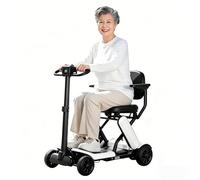 Patinetes Eléctricos para Personas Mayores,Patinete De Viaje,Cuadro De Aleación De Aluminio De Calidad Aeronáutica,Frenos Electromagnéticos Inteligentes,Apto para Viajes En Avión. White,6A*2