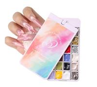 Pating Nail Gel | 24-Colors Gradient Matte Paint Pigment | Pat Painting Gel | for Stamping Sculpting Home Manicure Beginner Women