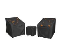 Patio Chair Covers, Outdoor UV Furniture Protector With Drawstring