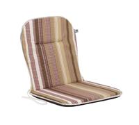 PATIO Cojín para Silla con Respaldo bajo, 80 x 43 cm, diseño de Rayas, Multicolor