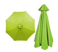 Patio Exterior Jardín Toldo De Repuesto Para Sombrilla, Parasol Reemplazar La Tapa, Impermeable Voladizo, Protección UV, 6 U 8 Brazos Cubierta Para Trasero Piscina Terrazas(Light-green,2.5M/8Ribs)