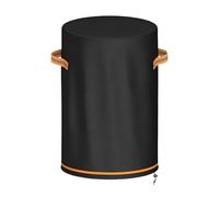 Patio Fire Column Cover,Round Outdoor Furniture Protector with Handle | Fire Column Patio Fireplace Cover,for Yard Balcony Lawn Grassland Porch Home