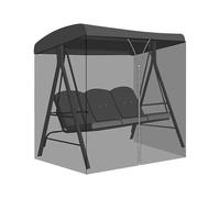 Patio Fly Netting - Zippered Foldable Canopy, Portable Breathable Screen, Outdoor Mesh Net for Home Backyard Porch Deck Balcony Courtyard Apartment, Camping Rv Boat Protection