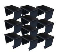 Patio Furniture Clips - 2.48x1.38x1.46 Inches 10 Pieces Thick Fasteners, Wind-Securing Replacement | Wicker Furniture Sofa Clips Outdoor Patio Rattan Chair Connectors, Rattan Wicker