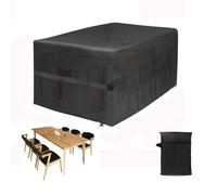 Patio Furniture Cover - Waterproof Protector, Rectangular Heavy Duty 210D Oxford Cloth Outdoor Cover | Dustproof Furniture Protector for Garden, Yard, Backyard, Farm, Lawn, Courtyard, Table and Chairs