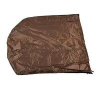 Patio Heater Cover Water - & Sun - Blocking | 190 Coated Silver Polyester Taffeta | Particle Barrier for Garden / Terrace / Courtyard | with Side Zipper & Storage Bag (Coffee Color)