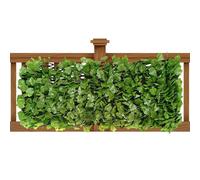 Patio Privacidad, Patio Privacidad | Pantalla de privacidad artificial expandible | Expansión Jardín Paneles de rejilla fondo verde decoración para apartamentos hogar