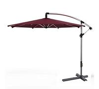 Patio Umbrella, 10Ft Cantilever Type Garden Umbrella, Sunshade Waterproof/Cross Base/Hand / 50.6mm Main Pole
