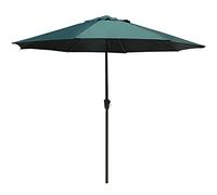 Patio Umbrella 2.7m / 9ft Garden Umbrella with Crank, Sun-Resistant Waterproof Outdoor Market Parasol, for Yard Square Cafe Restaurant, Easy to Clean