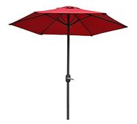 Patio Umbrella Outdoor Beach Metal Sun Umbrella, Portable Garden Sunscreen Umbrella for Lawn Patio Garden Outside, Non-Fading & Rainproof