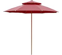 Patio Umbrella Patio Canopy Market Umbrella,Patio Umbrellas Double-Layer Sunshade,Outdoor Umbrella with 8 Strong Ribs Tilt Adjustment,For Gardens, Swimming Pools