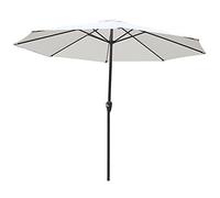 Patio Umbrella Portable Round Garden Umbrella 2.7m / 9ft, Outdoor Patio Umbrella for Restaurant/Backyard/Photo Studio, with 8 Metal Support Ribs