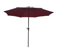 Patio Umbrella Portable Round Garden Umbrella 2.7m / 9ft, Outdoor Patio Umbrella for Restaurant/Backyard/Photo Studio, with 8 Metal Support Ribs