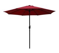 Patio Umbrella Round Center Pillar Sun Shade Umbrella, Waterproof UV Blocking 260cm Outdoor Patio Umbrella, for Commercial Street Backyard Picnic Lawn