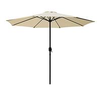 Patio Umbrella Round Center Pillar Sun Shade Umbrella, Waterproof UV Blocking 260cm Outdoor Patio Umbrella, for Commercial Street Backyard Picnic Lawn