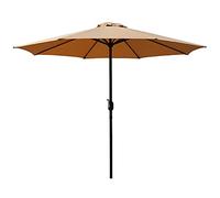 Patio Umbrella Round Center Pillar Sun Shade Umbrella, Waterproof UV Blocking 260cm Outdoor Patio Umbrella, for Commercial Street Backyard Picnic Lawn