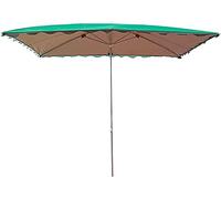 Patio Umbrellas Décoration Square Sun Protection for Garden, Balcony and Terrace,Green Beach Umbrella